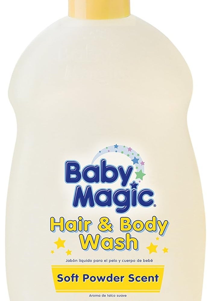 Baby Magic Hair and Body Wash with Soft Powder Scent - 16.5 OZ (488 ml) - Image 2